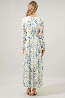 Luz Floral Mabel Maxi Tiered Dress