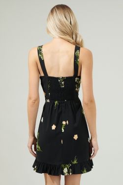 Jenna Floral Smocked Mini Dress