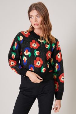 Highgarden Drop Sleeve Cropped Sweater
