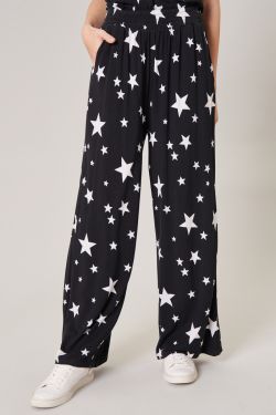 Estrella Star Jersey Knit Zella Smock Pants