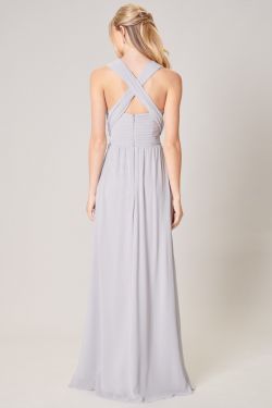 Beloved Ruched Sweetheart Convertible Dress - LT-GREY