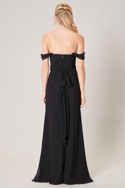 Cherish Semi Sweetheart Convertible Dress - BLACK