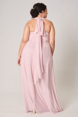 Beloved Ruched Sweetheart Convertible Dress Curve - BLUSH