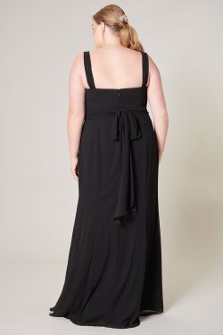 Cherish Semi Sweetheart Convertible Dress Curve - BLACK