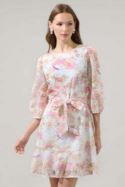 Emory Floral Brea Ruffle Mini Dress